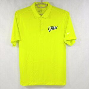 Nike Golf Dri Fit Erie Otters Ice Hockey S/S Performance Polo Shirt Mens S